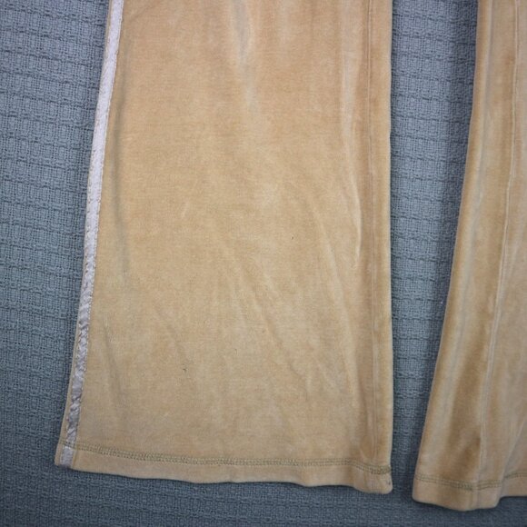 Point Zero Nicole Benisti Flare Bootcut Velour Track Pants Womens Medium Y2K - Picture 4 of 9